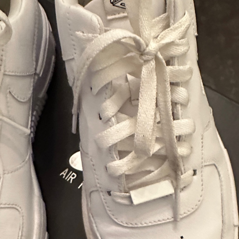 New Nike White AF1 Pixel Sneakers - Picture 8 of 9